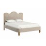Verona Oak Oatmeal Upholstered Bed Frame Verona Oak Oatmeal Upholstered Bed Frame