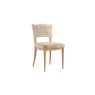 Verona Oak Ivy Dining Chair in Oatmeal Fabric