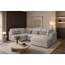 Madison 5 Seater Modular Corner Sofa in Grey Chenille with Storage Footstool Madison 5 Seater Modular Corner Sofa in Grey Chenille with Storage Footstool