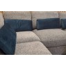 Madison 5 Seater Modular Corner Sofa in Grey Chenille with Storage Footstool Madison 5 Seater Modular Corner Sofa in Grey Chenille with Storage Footstool
