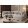 Madison 5 Seater Modular Corner Sofa in Grey Chenille with Storage Footstool Madison 5 Seater Modular Corner Sofa in Grey Chenille with Storage Footstool