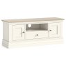 Provence Painted Off-White Oak Large 120cm TV Unit Provence Painted Off-White Oak Large 120cm TV Unit