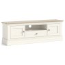 Provence Painted Off-White Oak Large 150cm TV Unit Provence Painted Off-White Oak Large 150cm TV Unit