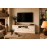Provence Painted Off-White Oak Large 150cm TV Unit Provence Painted Off-White Oak Large 150cm TV Unit