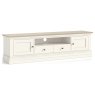 Provence Painted Off-White Oak Extra Large 180cm TV Unit Provence Painted Off-White Oak Extra Large 180cm TV Unit