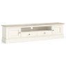 Provence Painted Off-White Oak Extra Large 210cm TV Unit Provence Painted Off-White Oak Extra Large 210cm TV Unit