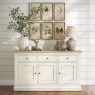 Provence Painted Off-White Oak 130cm Large Sideboard Provence Painted Off-White Oak 130cm Large Sideboard