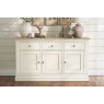 Provence Painted Off-White Oak 130cm Large Sideboard Provence Painted Off-White Oak 130cm Large Sideboard