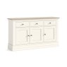 Provence Painted Off-White Oak 130cm Large Sideboard Provence Painted Off-White Oak 130cm Large Sideboard