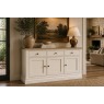 Provence Painted Off-White Oak 130cm Large Sideboard Provence Painted Off-White Oak 130cm Large Sideboard