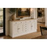 Provence Painted Off-White Oak 200cm Extra Large Sideboard Provence Painted Off-White Oak 200cm Extra Large Sideboard