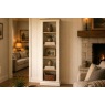 Provence Painted Off-White Oak Slim Bookcase Provence Painted Off-White Oak Slim Bookcase