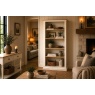 Provence Painted Off-White Oak Large Bookcase Provence Painted Off-White Oak Large Bookcase