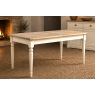 Provence Painted Off-White Oak Large Ext 180-230cm Dining Table Provence Painted Off-White Oak Large Ext 180-230cm Dining Table