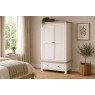 Windsor Country Oak Painted Double Wardrobe