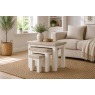 Windsor Country Oak Painted Nest of Tables