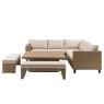Gallery Direct Salcombe Outdoor Garden Lounge Set Gallery Direct Salcombe Outdoor Garden Lounge Set