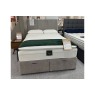Ex-Display Newquay - Belgravia 2000 5ft King Size Ottoman Storage Divan Bed + 3 Panel Headboard