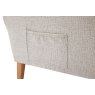 GFA Isla Fireside 2 Seater Sofa in Linen Fabric GFA Isla Fireside 2 Seater Sofa in Linen Fabric