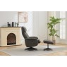 Sahara Full Leather Swivel Chair & Stool Sahara Full Leather Swivel Chair & Stool