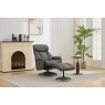 Sahara Full Leather Swivel Chair & Stool Sahara Full Leather Swivel Chair & Stool