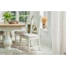 Burford Painted Oak Upholstered X-Back Dining Chairs (Pair) Burford Painted Oak Upholstered X-Back Dining Chairs (Pair)
