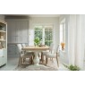 Burford Painted Oak 160-200cm Ext Pedestal Dining Table Burford Painted Oak 160-200cm Ext Pedestal Dining Table