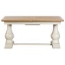 Burford Painted Oak 160-200cm Ext Pedestal Dining Table Burford Painted Oak 160-200cm Ext Pedestal Dining Table