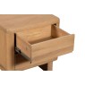 Flynn Natural Oak 2 Drawer Bedside Table Flynn Natural Oak 2 Drawer Bedside Table