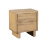 Flynn Natural Oak 2 Drawer Bedside Table Flynn Natural Oak 2 Drawer Bedside Table