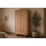 Flynn Natural Oak Double Wardrobe Flynn Natural Oak Double Wardrobe