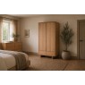 Flynn Natural Oak Double Wardrobe Flynn Natural Oak Double Wardrobe