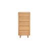 Flynn Natural Oak 5 Drawer Tall Chest ff Drawers Flynn Natural Oak 5 Drawer Tall Chest ff Drawers
