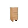 Flynn Natural Oak 5 Drawer Tall Chest ff Drawers Flynn Natural Oak 5 Drawer Tall Chest ff Drawers
