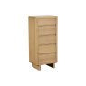 Flynn Natural Oak 5 Drawer Tall Chest ff Drawers Flynn Natural Oak 5 Drawer Tall Chest ff Drawers