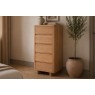 Flynn Natural Oak 5 Drawer Tall Chest ff Drawers Flynn Natural Oak 5 Drawer Tall Chest ff Drawers