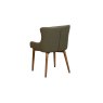 Logan Green PU Leather Curved Back Dining Chair with Ash Legs (Pair) Logan Green PU Leather Curved Back Dining Chair with Ash Legs (Pair)