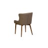Logan Taupe PU Leather Curved Back Dining Chair with Ash Legs (Pair) Logan Taupe PU Leather Curved Back Dining Chair with Ash Legs (Pair)