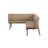 Spencer Taupe PU Leather Corner Bench Spencer Taupe PU Leather Corner Bench