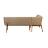 Spencer Taupe PU Leather Corner Bench Spencer Taupe PU Leather Corner Bench