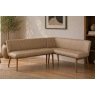 Spencer Taupe PU Leather Corner Bench Spencer Taupe PU Leather Corner Bench