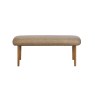 Spencer Taupe PU Leather Low Bench Spencer Taupe PU Leather Low Bench