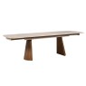 Lusso Ash 180-260cm Extending Dining Table with Sintered Stone Top