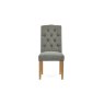 Chelsea Fabric Buttoned Back Dining Chair in Grey (Pair) Chelsea Fabric Buttoned Back Dining Chair in Grey (Pair)