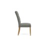 Chelsea Fabric Buttoned Back Dining Chair in Grey (Pair) Chelsea Fabric Buttoned Back Dining Chair in Grey (Pair)