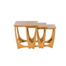 G Plan Larsen Oak Nest of Tables