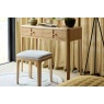 G Plan Maddison Oak Upholstered Stool
