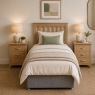 Devon Solid Oak 3'0 Single Headboard
