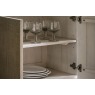 Gallery Direct Iowa 4 Door Sideboard Whitewash 1700x450x700mm Gallery Direct Iowa 4 Door Sideboard Whitewash 1700x450x700mm