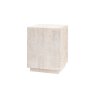 Gallery Direct Iowa Side Table Whitewash 400x400x550mm Gallery Direct Iowa Side Table Whitewash 400x400x550mm